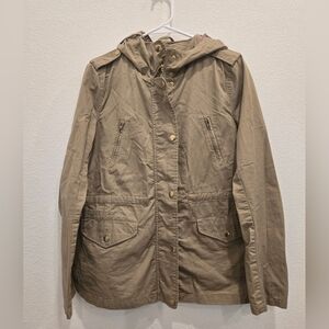 Love Tree Tan‎ Hooded Jacket Excellente Conditions